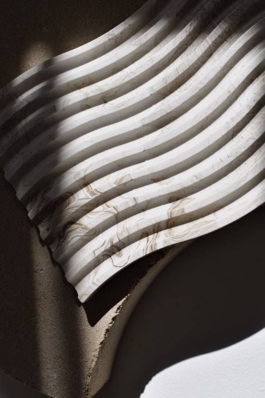 THE OCTAVIA TRAY - MARBLE
